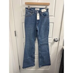 Abercrombie & Fitch The Vintage Flare High Rise Jeans 25 NEW